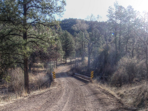 Cross Black Canyon Creek, then climb climb climb.